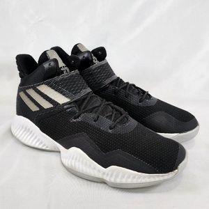 Adidas Explosive Bounce 20 Shoes‎ Black White Art BB7294 Clean Size US Mens 9